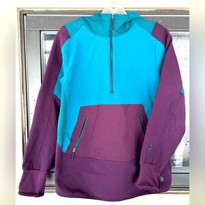 Mountain Hardwear Frostzone Hybrid 1/2 zip Women’s Hoodie, size M